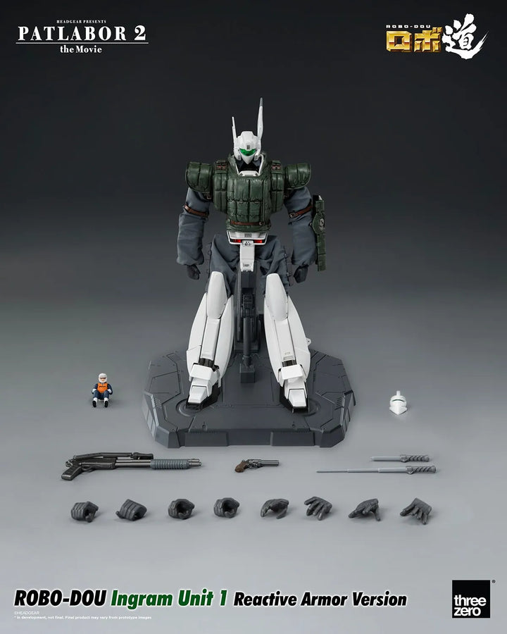 ROBO-DOU Ingram Unit 1 Reactive Armor Version – Threezero – ActionFigure Brasil