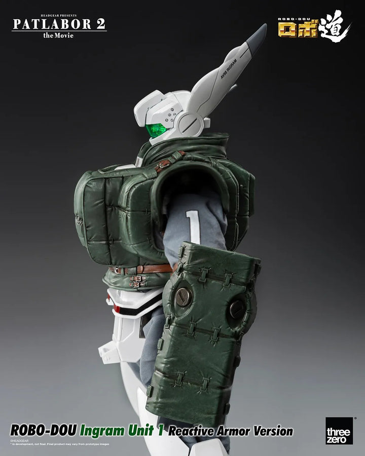 ROBO-DOU Ingram Unit 1 Reactive Armor Version – Threezero – ActionFigure Brasil