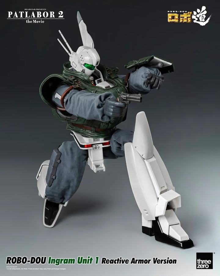 ROBO-DOU Ingram Unit 1 Reactive Armor Version – Threezero – ActionFigure Brasil