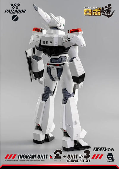 ROBO-DOU Ingram Unit 2 + Unit 3 Compatible Set – Threezero – ActionFigure Brasil — com base expositora