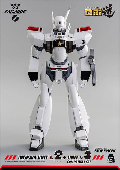 ROBO-DOU Ingram Unit 2 + Unit 3 Compatible Set – Threezero – ActionFigure Brasil — com base expositora