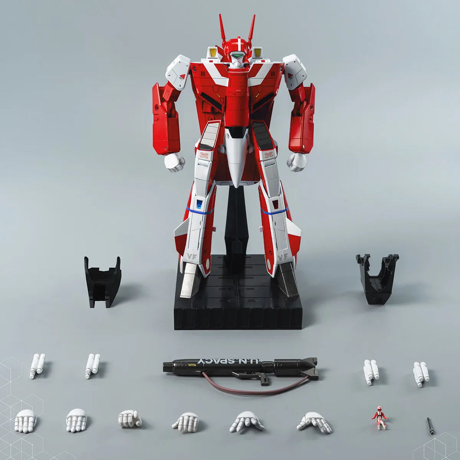 ROBO-DOU ROBOTECH VF-1J Veritech (Miriya Sterling) – Threezero – ActionFigure Brasil