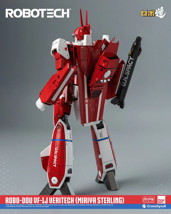 ROBO-DOU ROBOTECH VF-1J Veritech (Miriya Sterling) – Threezero – ActionFigure Brasil