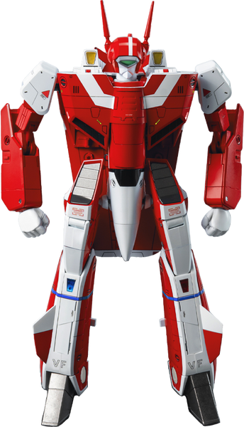 ROBO-DOU ROBOTECH VF-1J Veritech (Miriya Sterling) – Threezero – ActionFigure Brasil — ângulo diferente