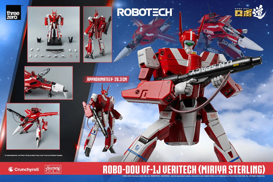 ROBO-DOU ROBOTECH VF-1J Veritech (Miriya Sterling) – Threezero – ActionFigure Brasil