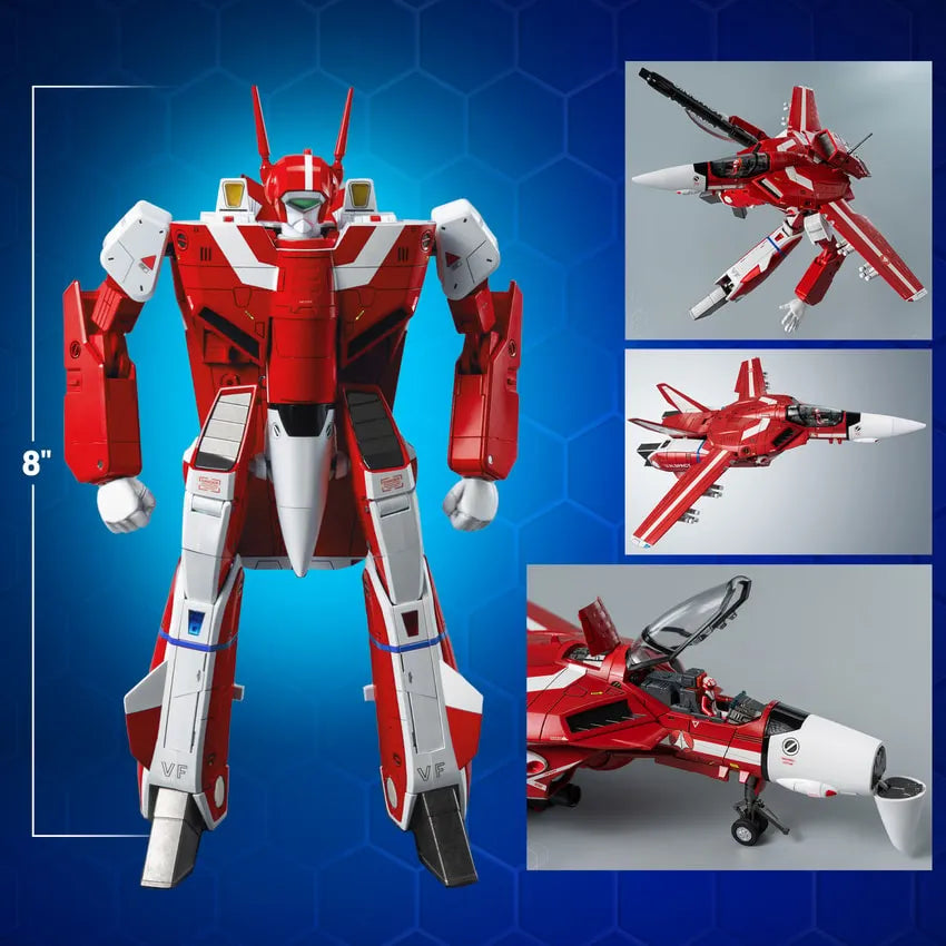 ROBO-DOU ROBOTECH VF-1J Veritech (Miriya Sterling) – Threezero – ActionFigure Brasil