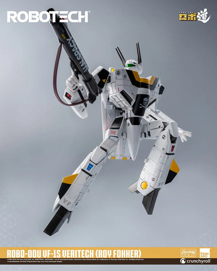 ROBO-DOU ROBOTECH VF-1S Veritech (Roy Fokker) – Threezero – ActionFigure Brasil