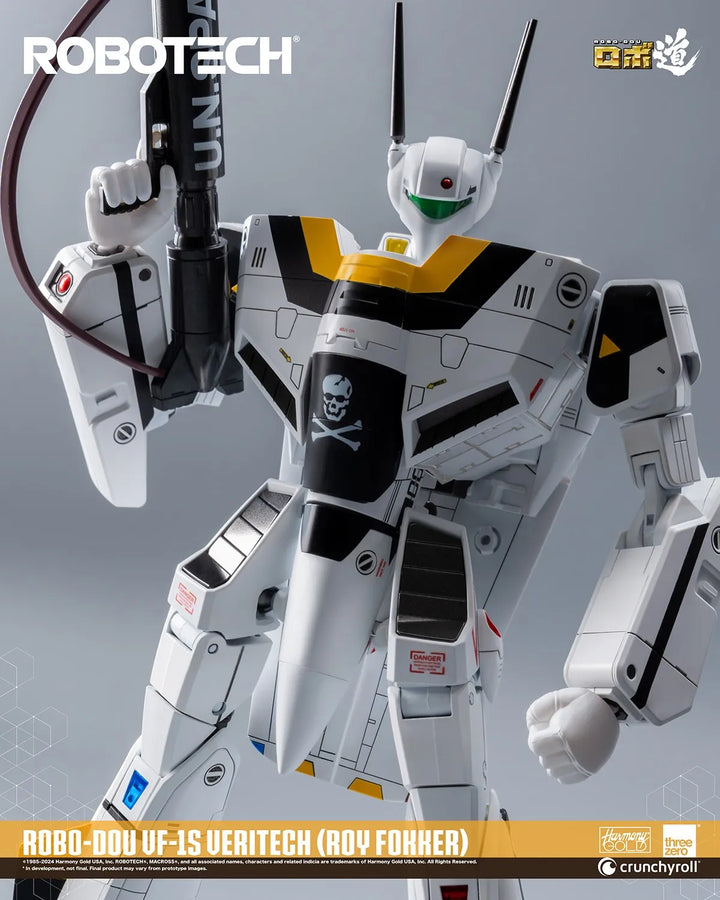 ROBO-DOU ROBOTECH VF-1S Veritech (Roy Fokker) – Threezero – ActionFigure Brasil