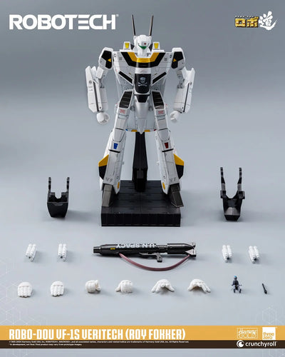 ROBO-DOU ROBOTECH VF-1S Veritech (Roy Fokker) – Threezero – ActionFigure Brasil — iluminação de estúdio
