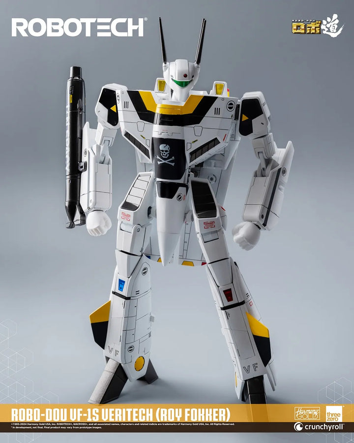 ROBO-DOU ROBOTECH VF-1S Veritech (Roy Fokker) – Threezero – ActionFigure Brasil