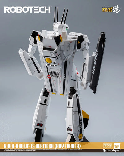 ROBO-DOU ROBOTECH VF-1S Veritech (Roy Fokker) – Threezero – ActionFigure Brasil — detalhe do produto
