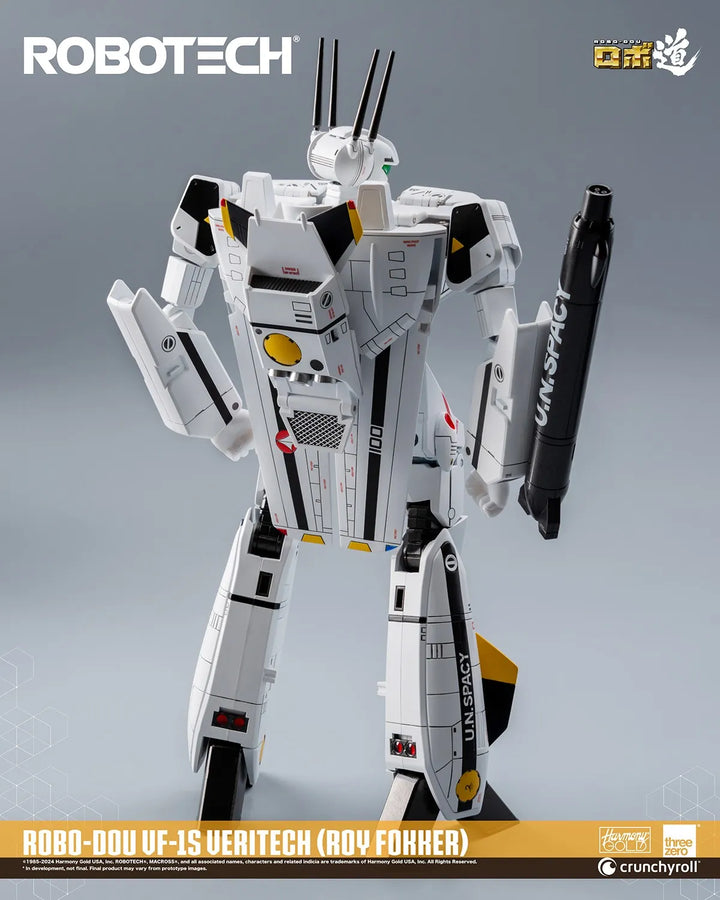 ROBO-DOU ROBOTECH VF-1S Veritech (Roy Fokker) – Threezero – ActionFigure Brasil