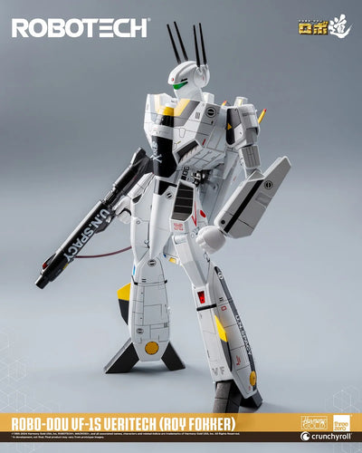 ROBO-DOU ROBOTECH VF-1S Veritech (Roy Fokker) – Threezero – ActionFigure Brasil — close