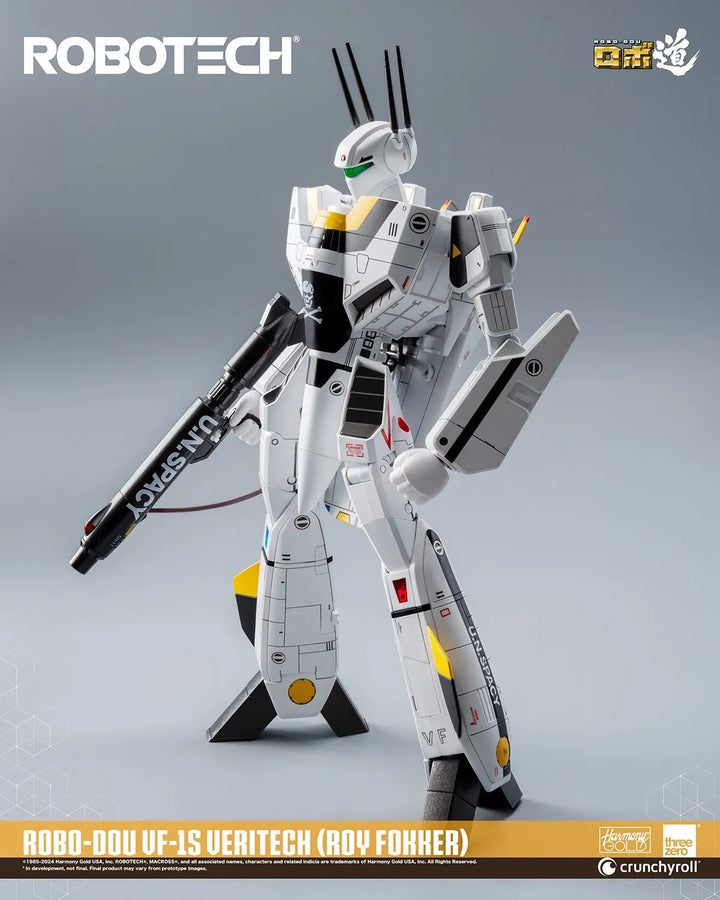 ROBO-DOU ROBOTECH VF-1S Veritech (Roy Fokker) – Threezero – ActionFigure Brasil