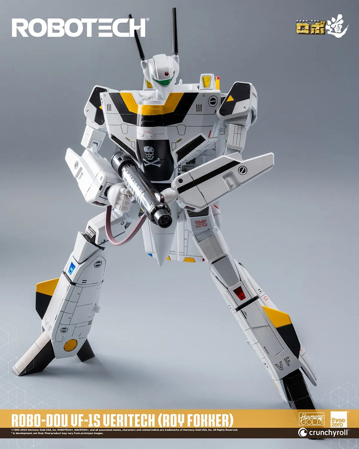 ROBO-DOU ROBOTECH VF-1S Veritech (Roy Fokker) – Threezero – ActionFigure Brasil