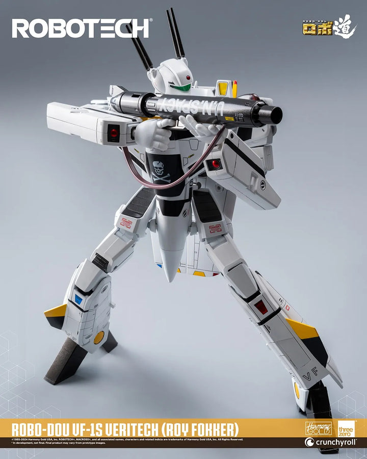 ROBO-DOU ROBOTECH VF-1S Veritech (Roy Fokker) – Threezero – ActionFigure Brasil