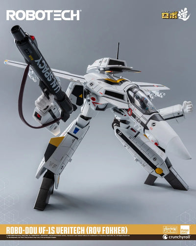 ROBO-DOU ROBOTECH VF-1S Veritech (Roy Fokker) – Threezero – ActionFigure Brasil — ângulo diferente