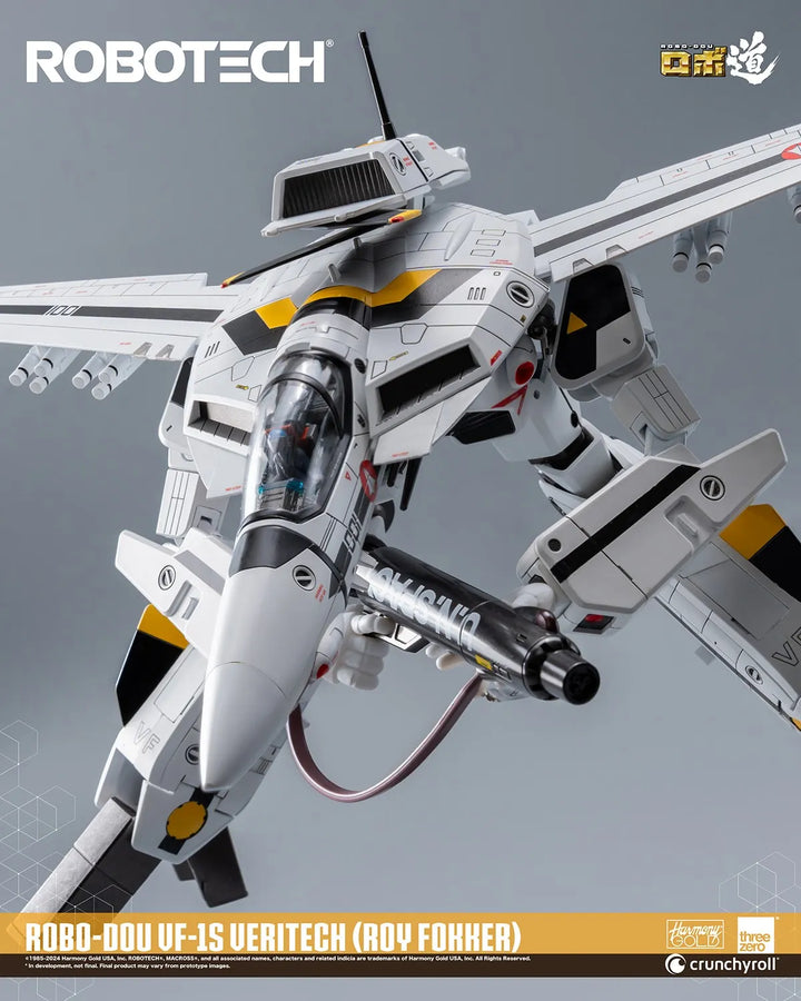 ROBO-DOU ROBOTECH VF-1S Veritech (Roy Fokker) – Threezero – ActionFigure Brasil