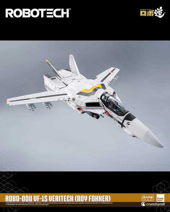 ROBO-DOU ROBOTECH VF-1S Veritech (Roy Fokker) – Threezero – ActionFigure Brasil