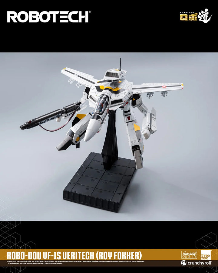 ROBO-DOU ROBOTECH VF-1S Veritech (Roy Fokker) – Threezero – ActionFigure Brasil