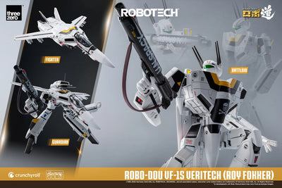 ROBO-DOU ROBOTECH VF-1S Veritech (Roy Fokker) – Threezero – ActionFigure Brasil — detalhe do produto