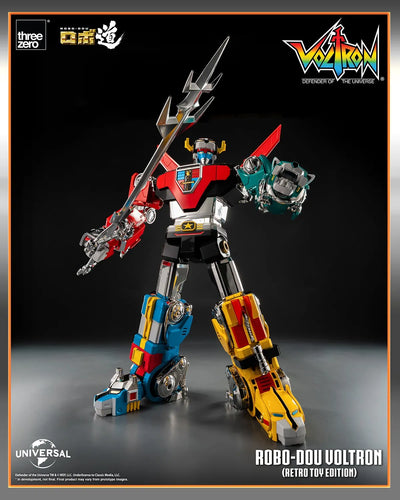 ROBO-DOU Voltron (Retro Toy Edition) – Threezero – ActionFigure Brasil