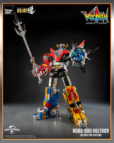 ROBO-DOU Voltron (Retro Toy Edition) – Threezero – ActionFigure Brasil — detalhe do produto