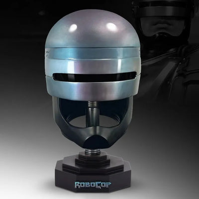 RoboCop Helmet Life-Size - LIMITED EDITION: 500 – Hollywood Collectibles Group – ActionFigure Brasil — close