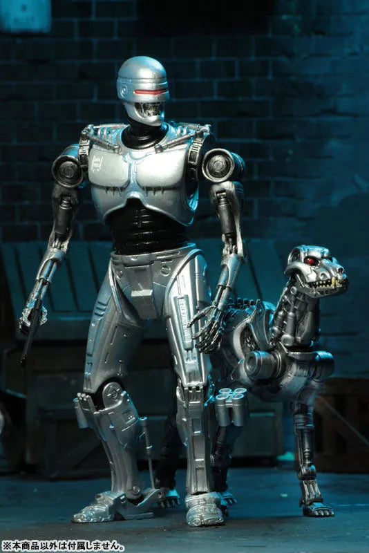 RoboCop Versus The Terminator - EndoCop & Terminator Dog 7 Inch Action Figure 2PKㅤ – Neca – ActionFigure Brasil