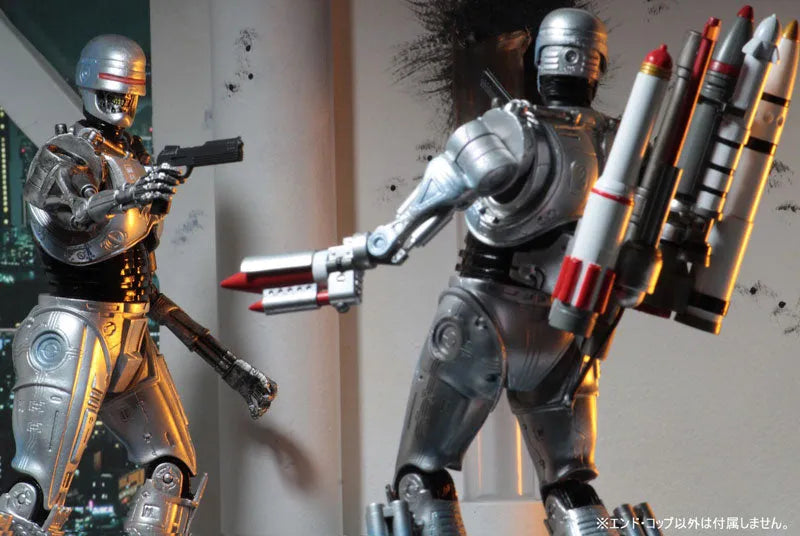 RoboCop Versus The Terminator - EndoCop & Terminator Dog 7 Inch Action Figure 2PKㅤ – Neca – ActionFigure Brasil