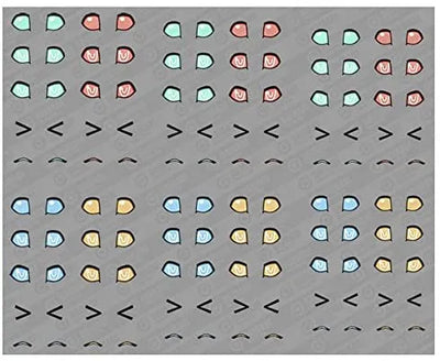 Robot Neoanthropinae Polynian - Polynian - Eye Decals Set: Motoroid 01 - 1/12 (Daibadi Production)ㅤ – Daibadi Production – ActionFigure Brasil
