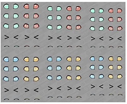 Robot Neoanthropinae Polynian - Polynian - Eye Decals Set: Motoroid 01 - 1/12 (Daibadi Production)ㅤ – Daibadi Production – ActionFigure Brasil