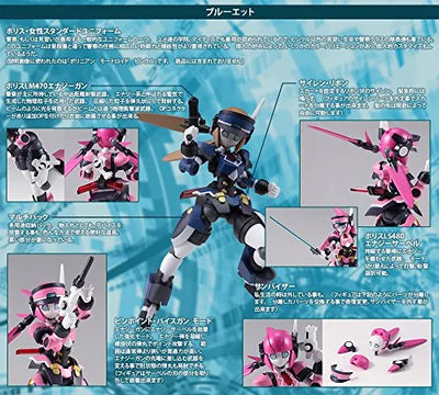 Robot Neoanthropinae Polynian - Polynian - Motoroid Bleuetㅤ – Daibadi Production – ActionFigure Brasil — ângulo diferente