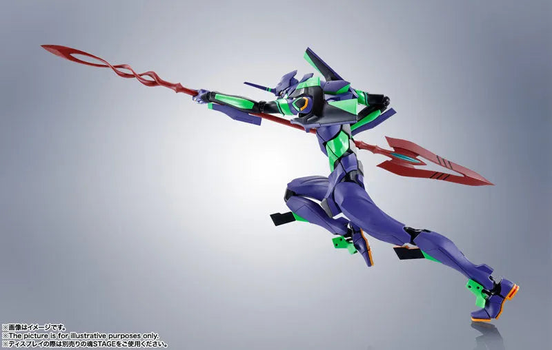 Robot Spirits <SIDE EVA> EVA-01 + Spear of Cassius (Renewal Color Edition)ㅤ – Bandai Spirits – ActionFigureBrasil