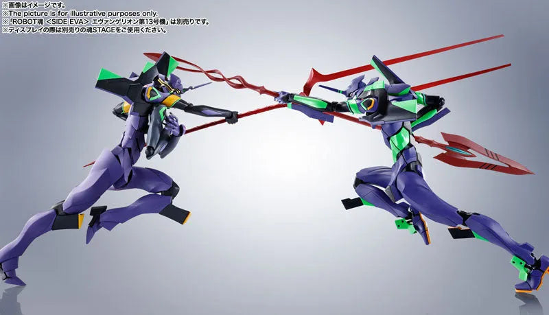 Robot Spirits <SIDE EVA> EVA-01 + Spear of Cassius (Renewal Color Edition)ㅤ – Bandai Spirits – ActionFigureBrasil