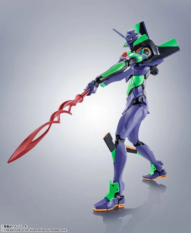 Robot SpiritsEVA-01 + Spear of Cassius (Renewal Color Edition)ㅤ – Bandai Spirits – ActionFigureBrasil