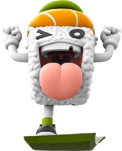 Rock On! Sushi - LIMITED EDITION – Mighty Jaxx – ActionFigure Brasil — acessórios