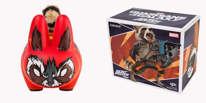 Rocket Raccoon Labbit – Kidrobot – ActionFigure Brasil