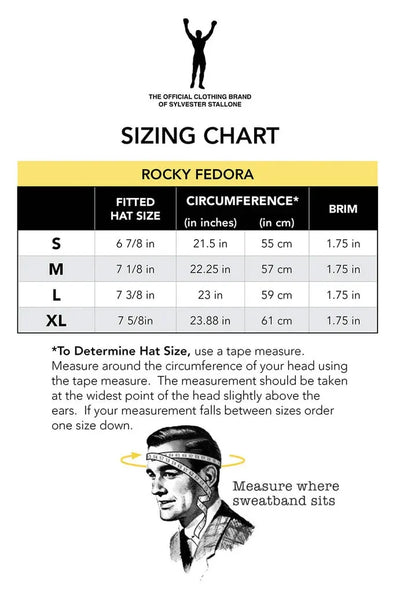 Rocky Fedora (XL) – Sly Stallone Shop – ActionFigure Brasil — ângulo diferente
