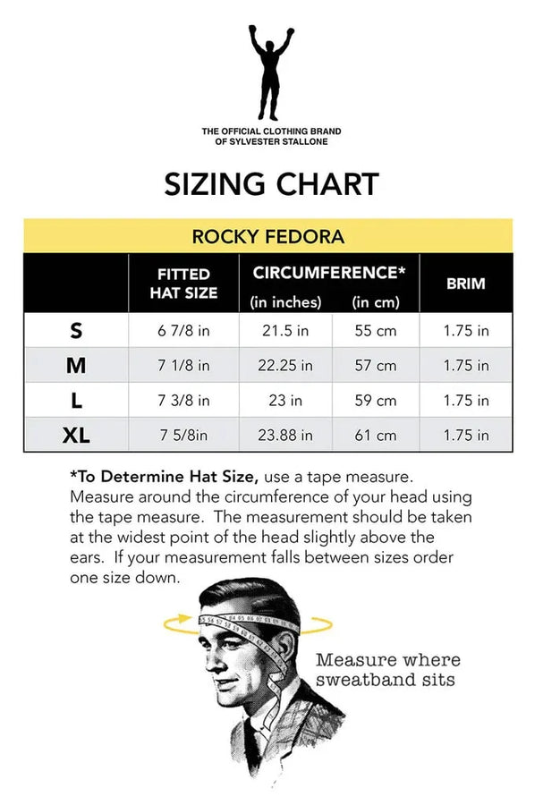 Rocky Fedora (XL) – Sly Stallone Shop – ActionFigure Brasil