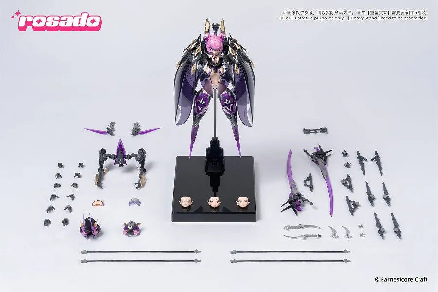 rosado Project - RS-02 -Hoshika - Black Iris - 1/10 (Seiji Kaku)ㅤ – Seiji Kaku – ActionFigure Brasil