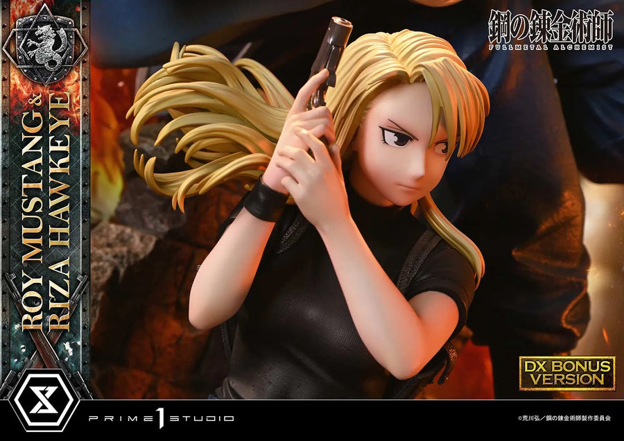 Roy Mustang & Riza Hawkeye (Deluxe Bonus Version) Fullmetal Alchemist – Prime1Studio – ActionFigure Brasil