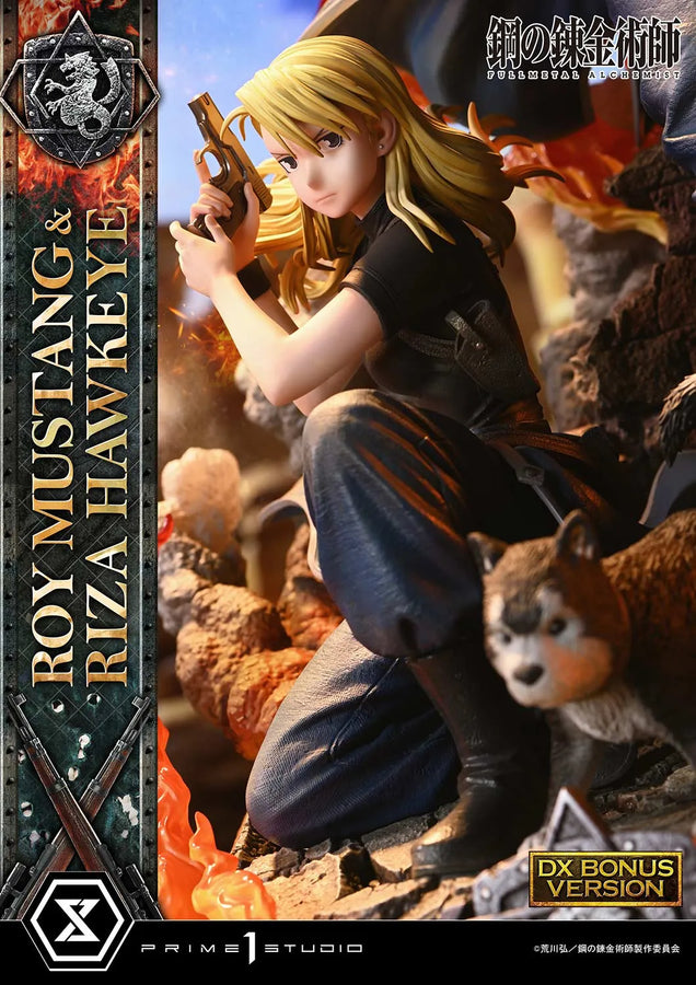Roy Mustang & Riza Hawkeye (Deluxe Bonus Version) Fullmetal Alchemist – Prime1Studio – ActionFigure Brasil