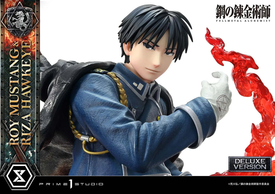 Roy Mustang & Riza Hawkeye (Deluxe Version) Fullmetal Alchemist – Prime1Studio – ActionFigure Brasil