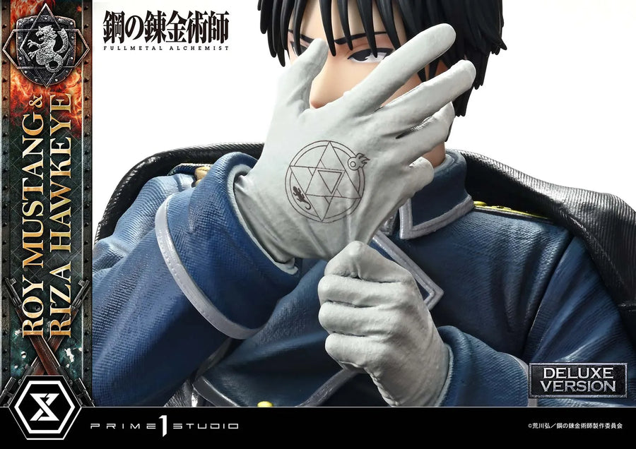 Roy Mustang & Riza Hawkeye (Deluxe Version) Fullmetal Alchemist – Prime1Studio – ActionFigure Brasil