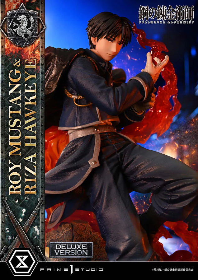 Roy Mustang & Riza Hawkeye (Deluxe Version) Fullmetal Alchemist – Prime1Studio – ActionFigure Brasil