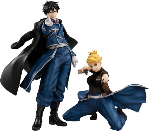 Roy Mustang & Riza Hawkeye – MegaHouse – ActionFigure Brasil