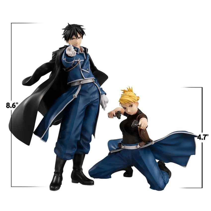 Roy Mustang & Riza Hawkeye – MegaHouse – ActionFigure Brasil