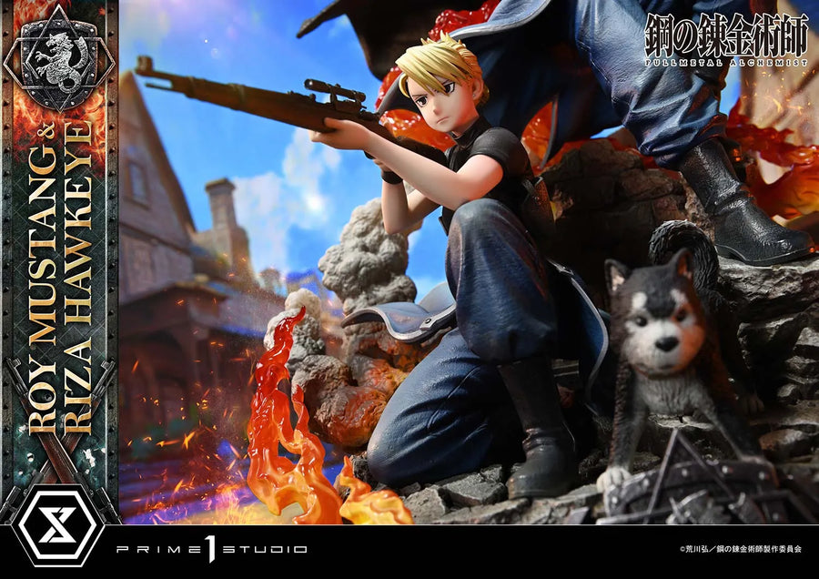 Roy Mustang & Riza Hawkeye (Regular Version) Fullmetal Alchemist – Prime1Studio – ActionFigure Brasil