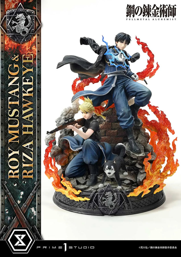 Roy Mustang & Riza Hawkeye (Regular Version) Fullmetal Alchemist – Prime1Studio – ActionFigure Brasil